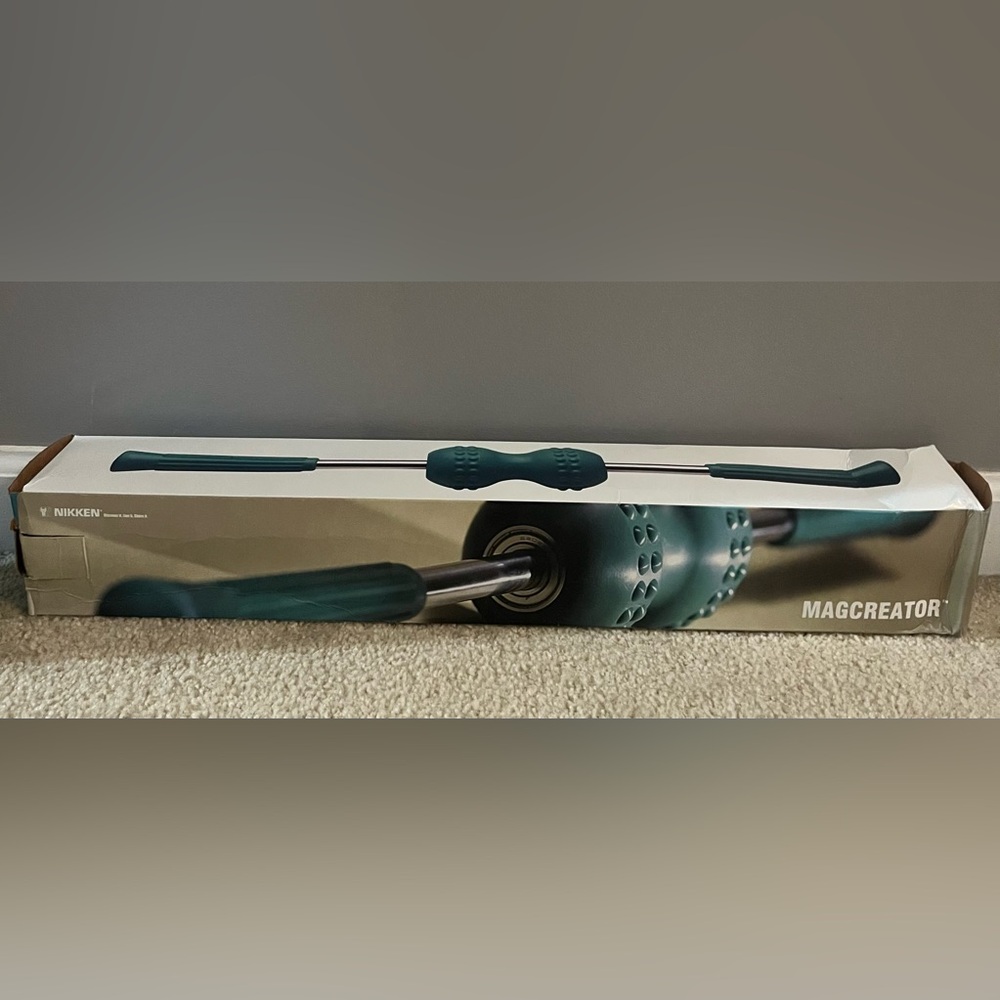 Nikken MagCreator Magnetic Back & Body Massage Roller 1330 Green NEW